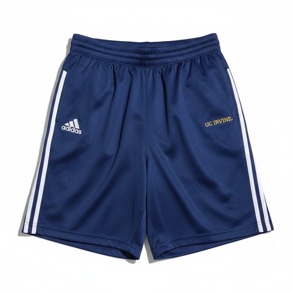 Adidas Men's Large UC Irvine Aeroready Blue White Athletic Shorts Gym 8.5"